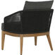 Capri Natural / Gracebay Grey Outdoor Lounge Chair